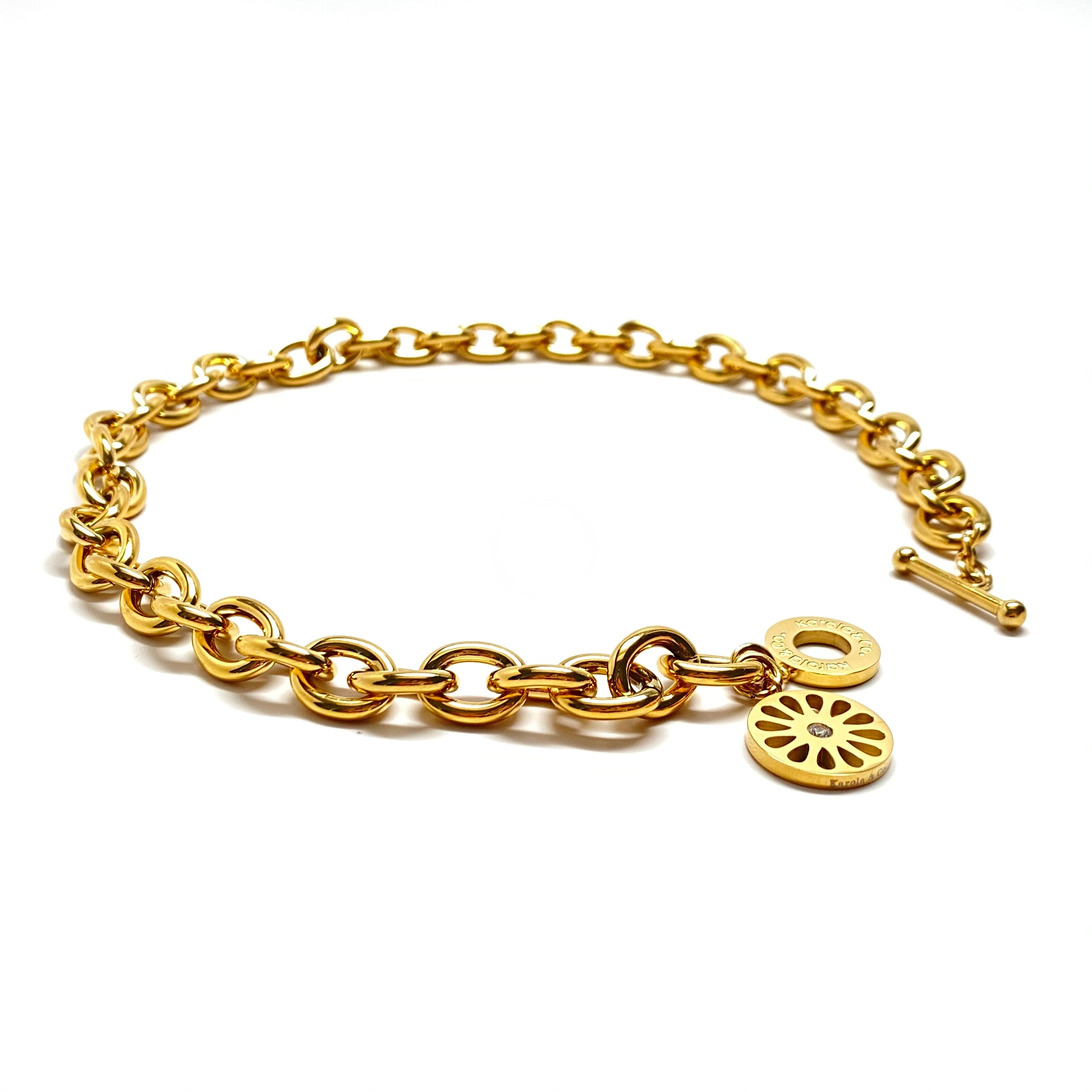 Flower Signature Bold Necklace - Karola & Co.