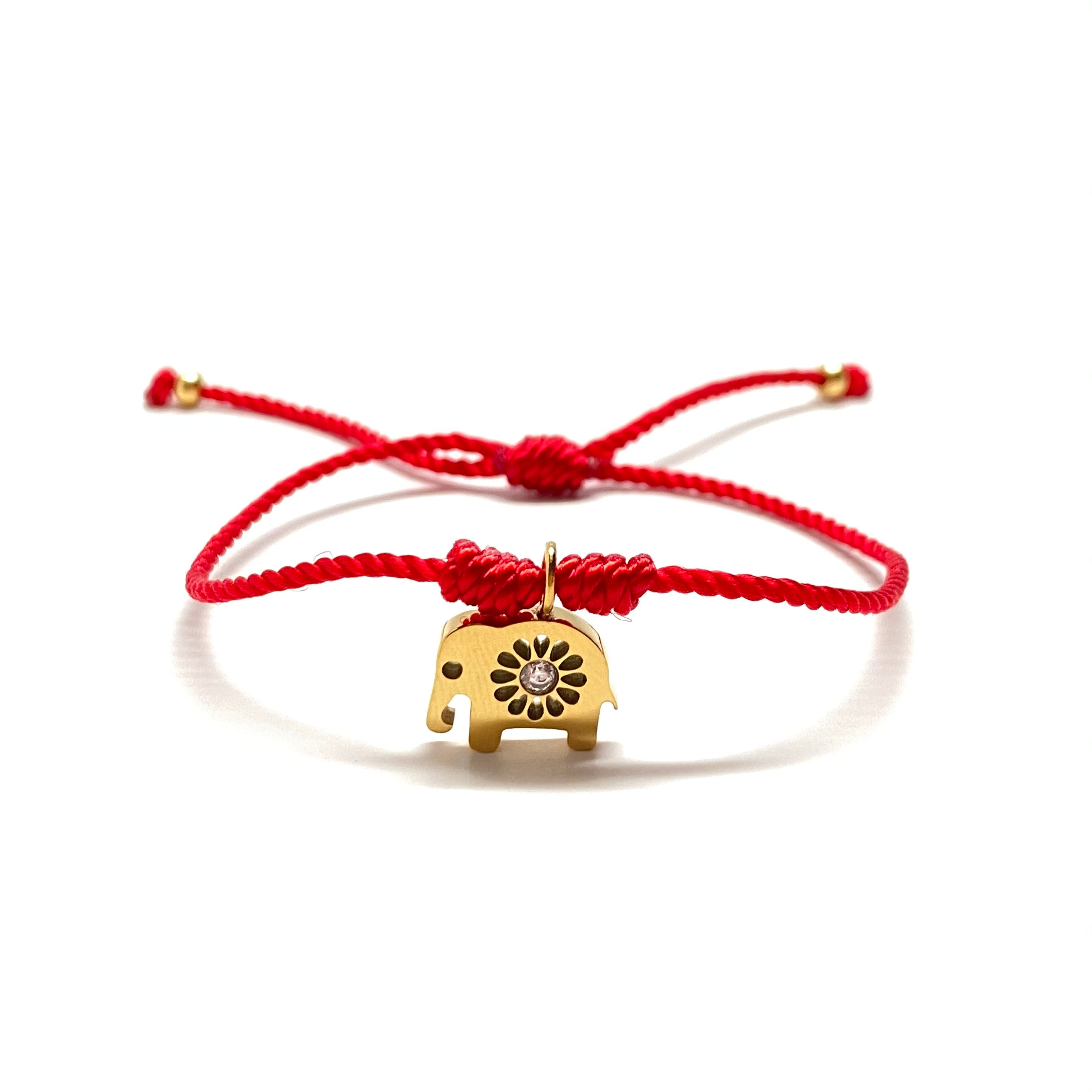 Pulsera Savannah Hilo Rojo - Karola & Co.