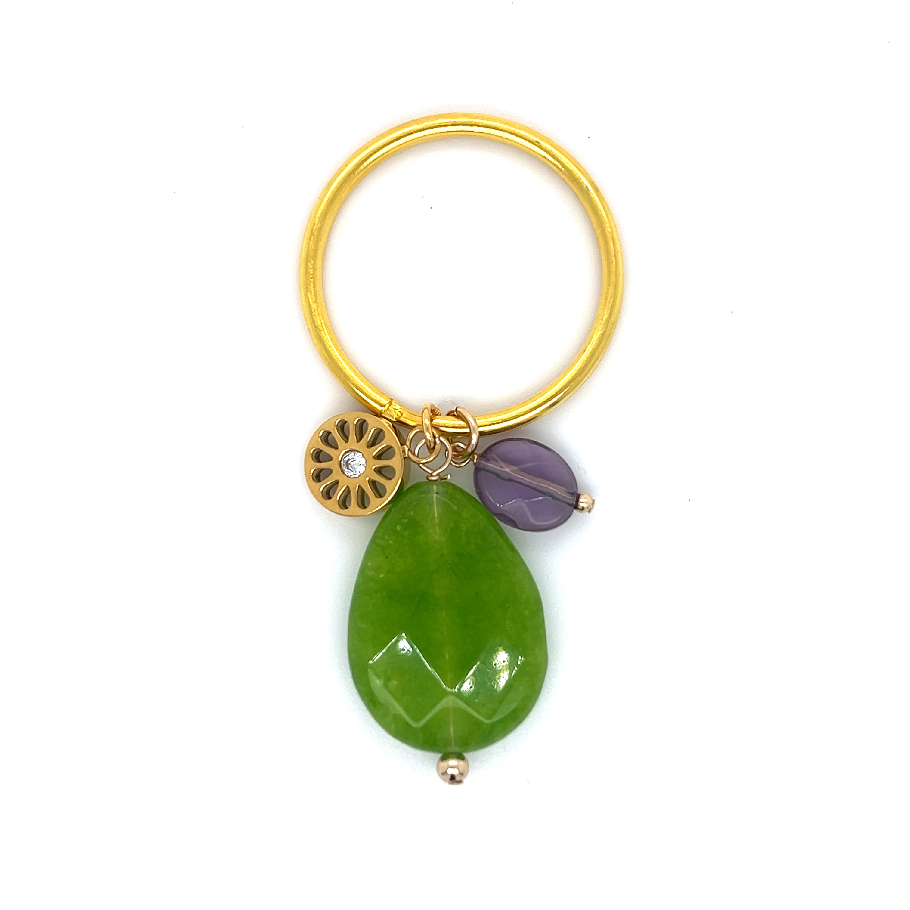 Signature Teardrop Keychain