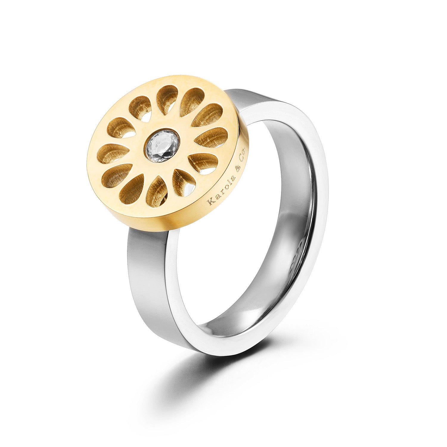 Signature Two Tone Ring
