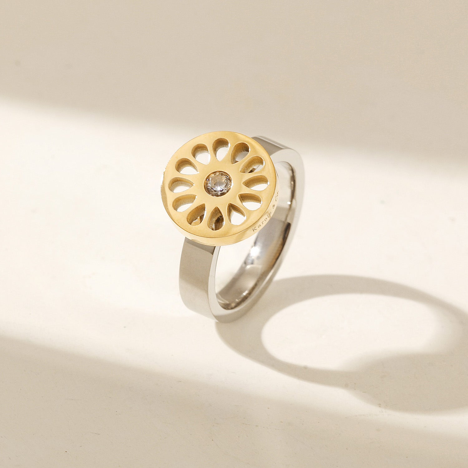 Signature Two Tone Ring