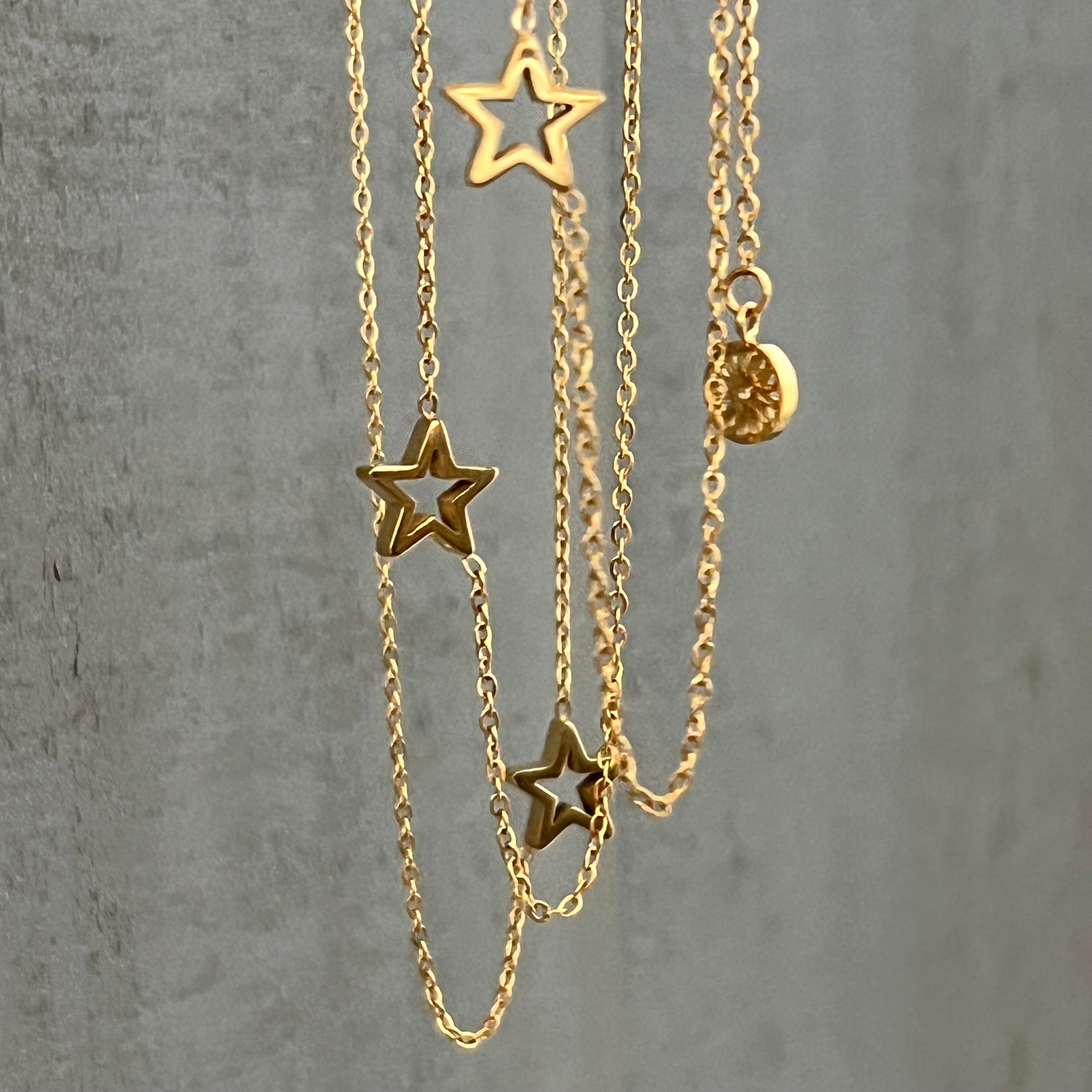 Star + Signature Mini Necklace