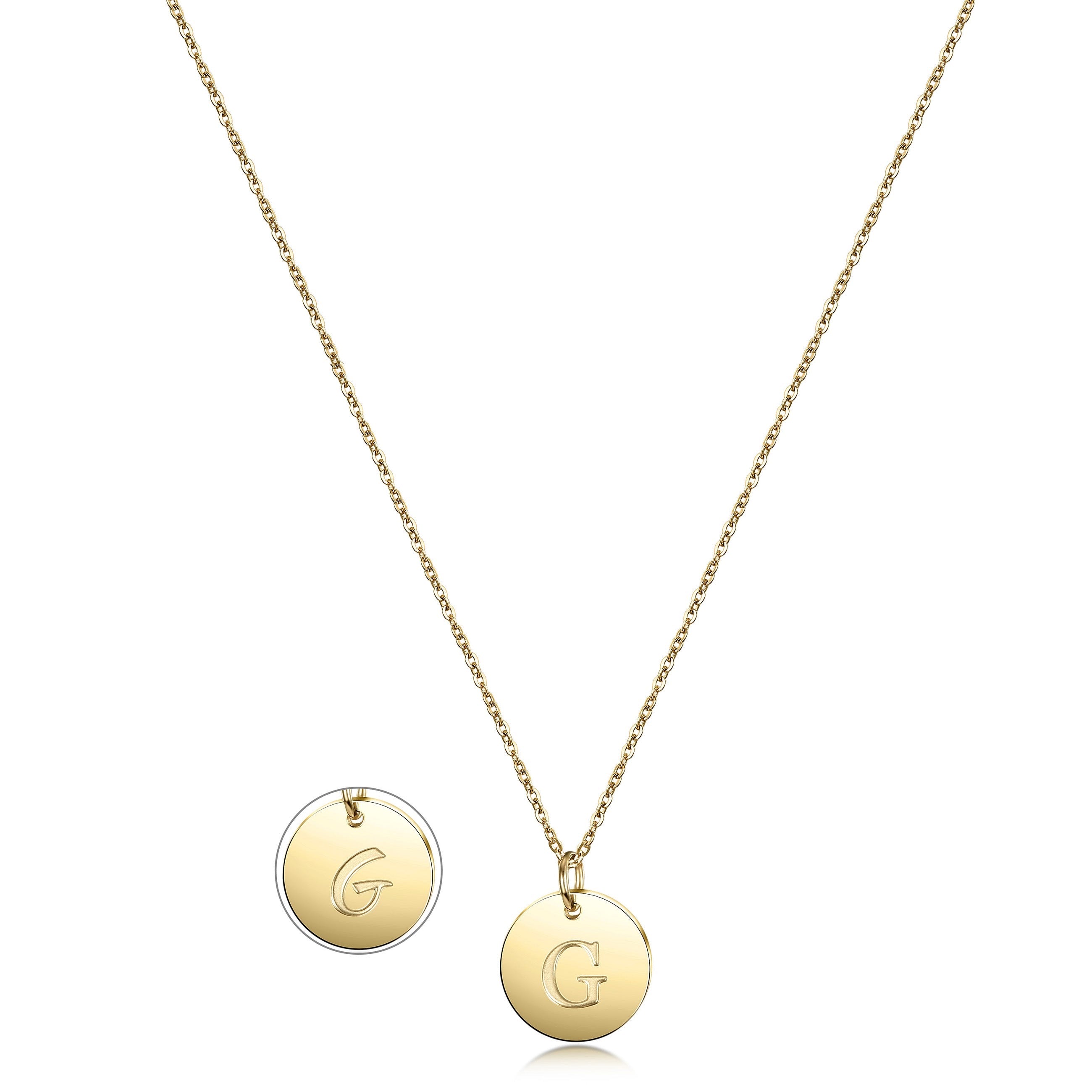 Reflect Initial Necklace