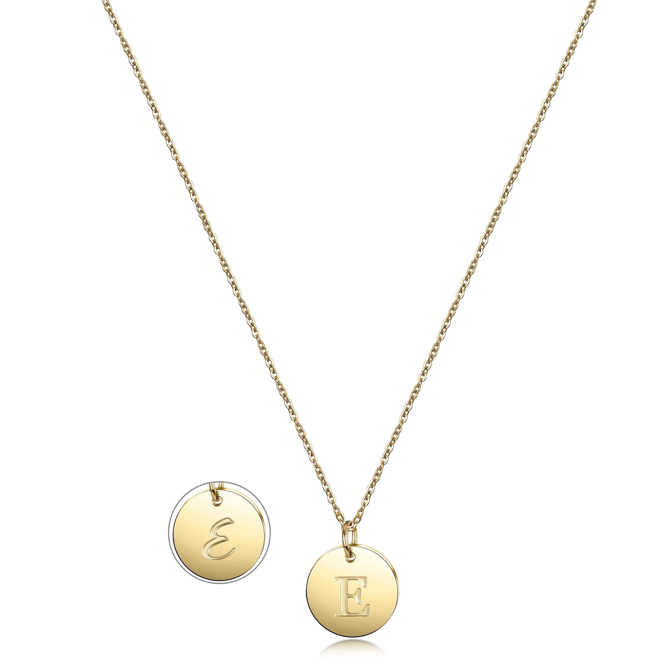 Reflect Initial Necklace