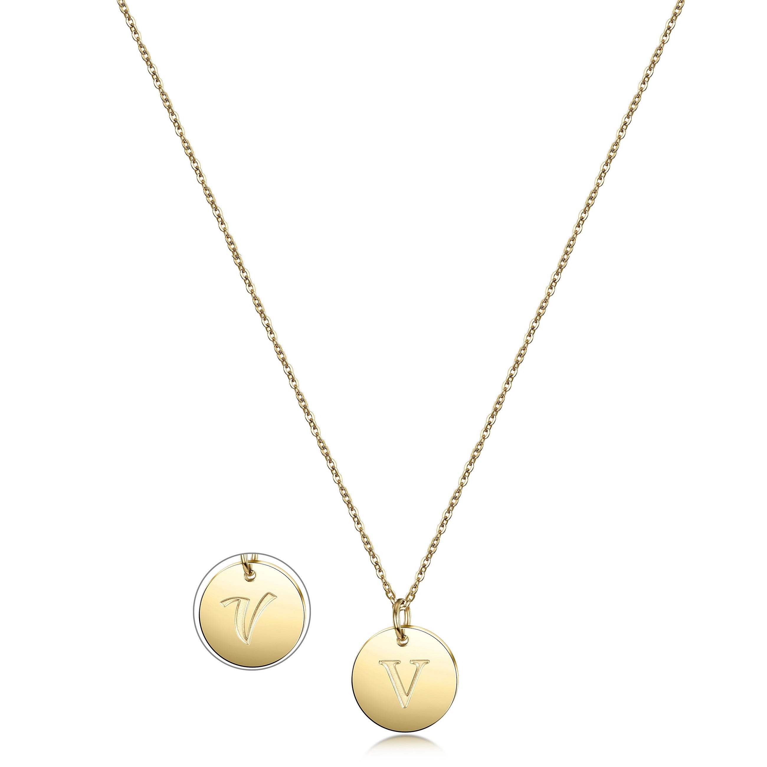 Reflect Initial Necklace