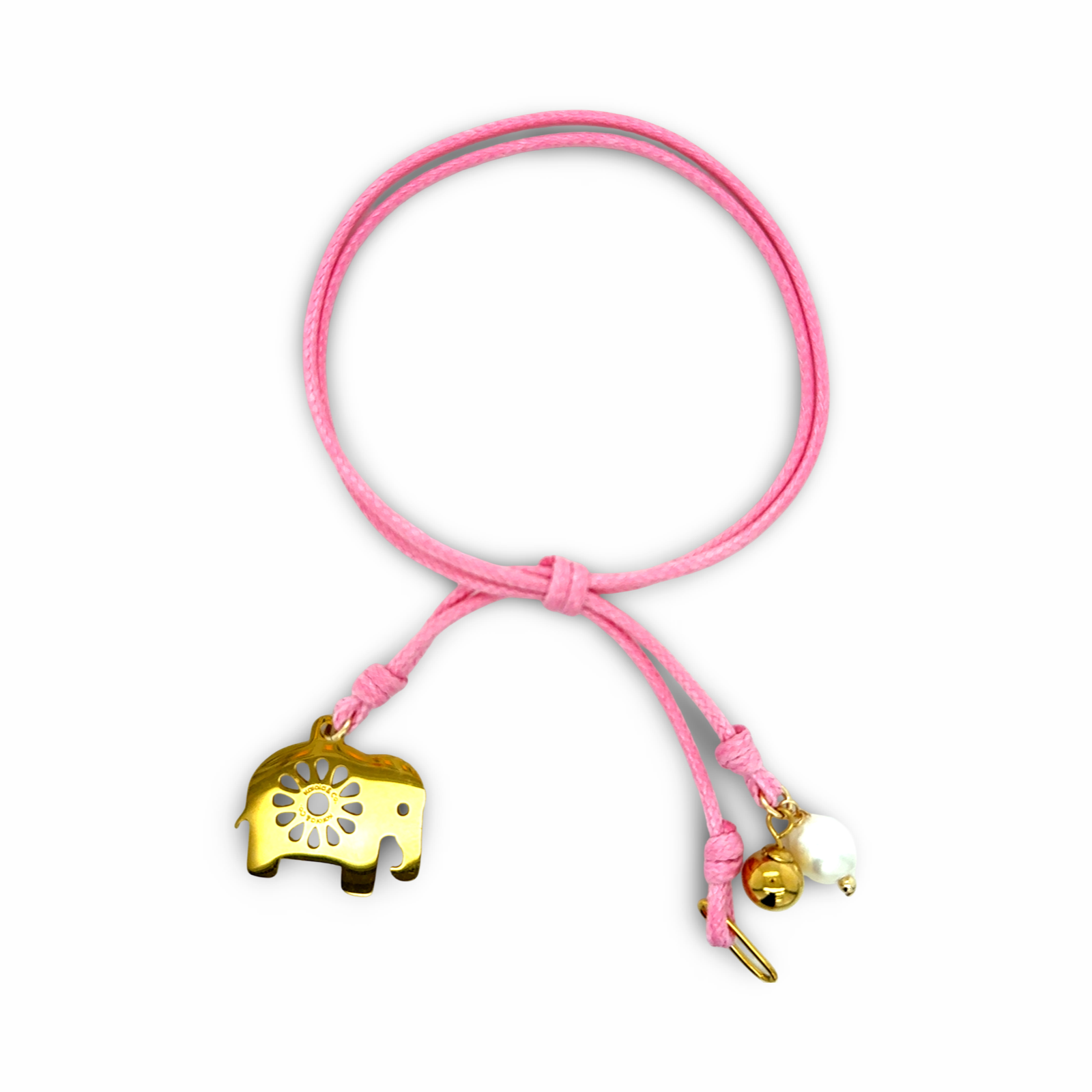 Pink Elephant Bracelet
