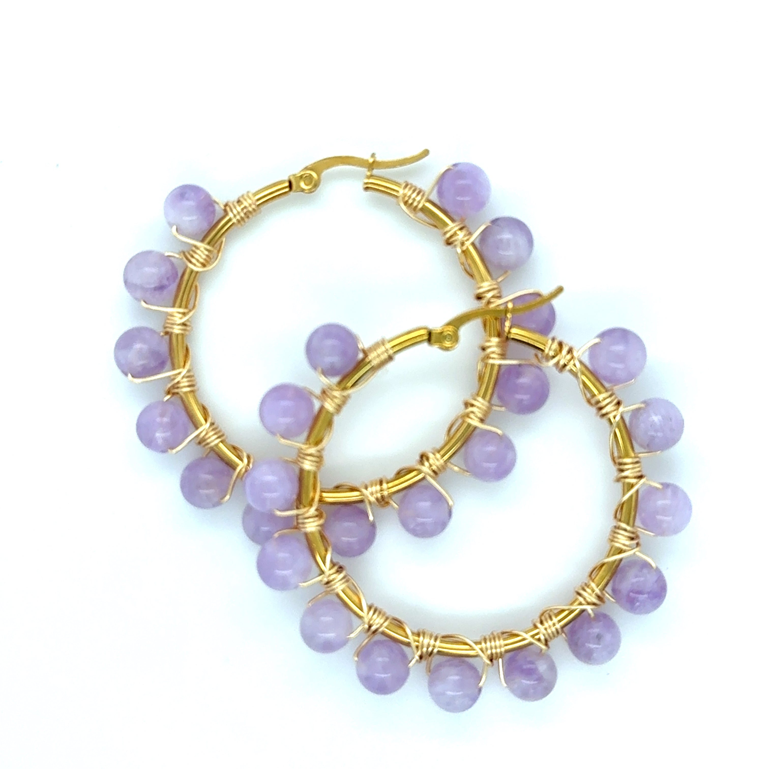 Cordoba Lavender Large Earrings